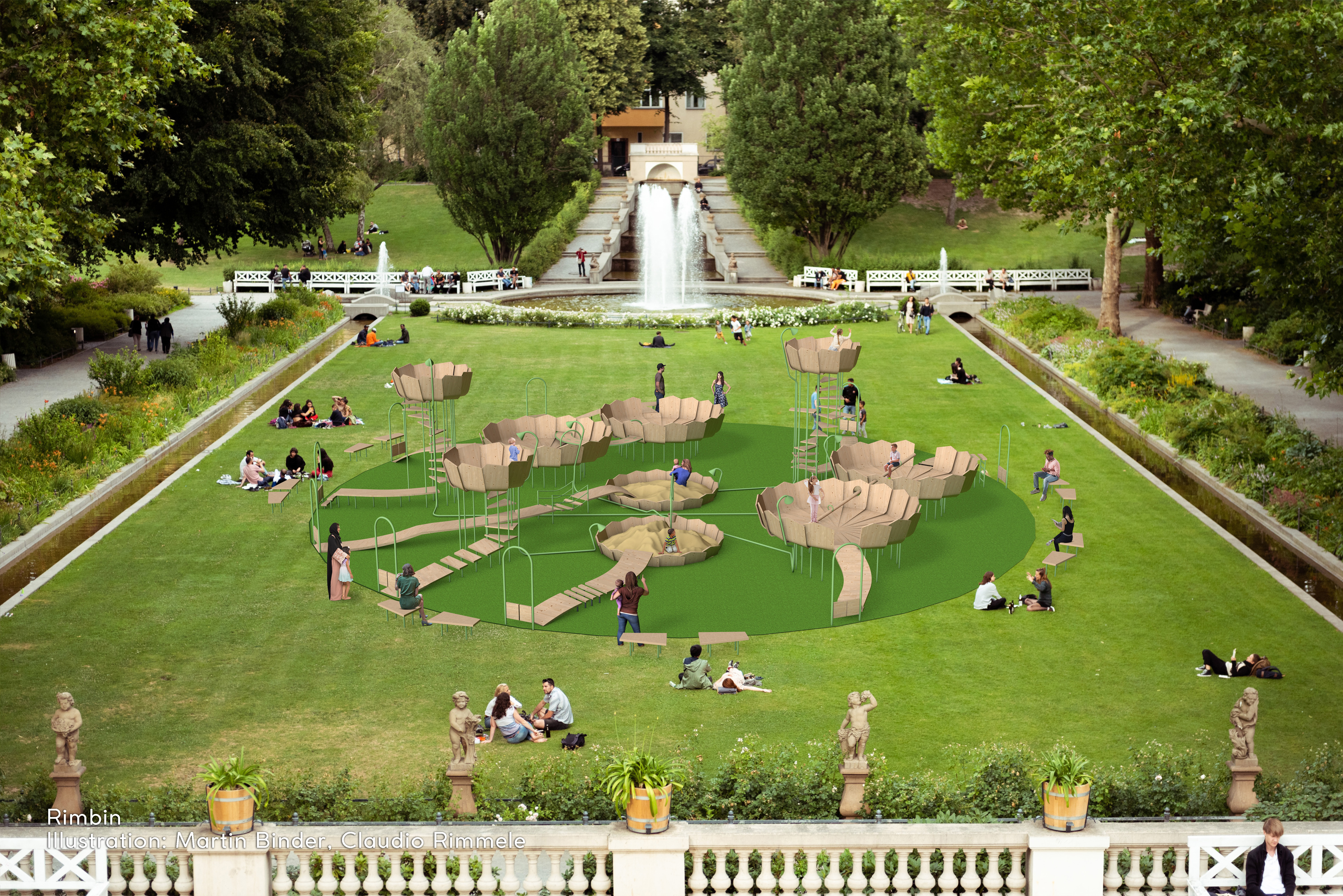 Rimbin: An Infection-free Playground Inspired by Nature