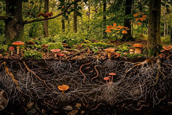 Bajo nuestros pies, la red secreta que sostiene los ecosistemas