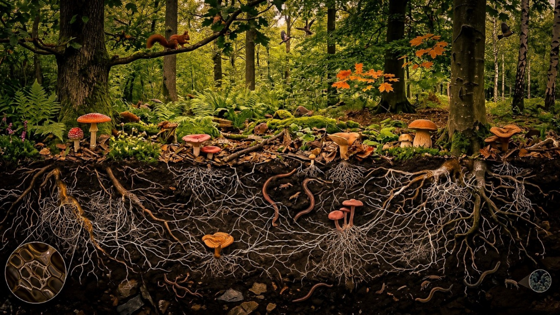 Bajo nuestros pies, la red secreta que sostiene los ecosistemas
